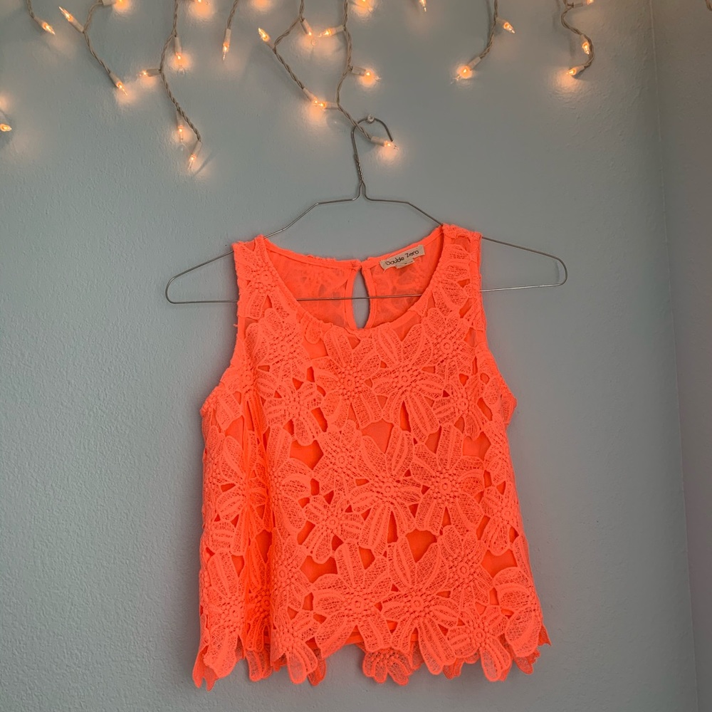 Juniors flower tank